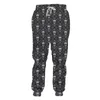 lcfa marque rose rose fr crâne impression 3D harajuku hommes pantalons de survêtement survêtement streetwear femmes fi pantalon décontracté lg pantalon y93g #