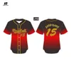 Jersey Professional Design Loose Softball Training Suit Men's Baseball Game Top