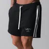 Side Gestreepte 2022 Heren Gym Cott Shorts Run Jogging Sport Fitn Bodybuilding Joggingbroek Mannelijke Workout Training Korte Broek R0ju #