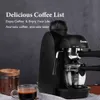 Gemilai Home Espresso Hine Milk Foaming Function, 800W Semi-automatic Coffee Maker with Removable Drip Tray, CRM2008, Great Gift