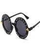 새로운 선글라스 작은 꿀벌 원형 프레임 선글라스 남성과 여성 패션 안경 트렌드 선글라스 UV400 2691071