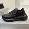 Sapatos de grife Preto Branco Luz azul Preto branco Vermelho cinza bezerro borracha grossa sola homens e mulheres esportes ao ar livre tênis size34-42 43