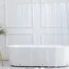 Cortinas de chuveiro cortina impermeável forro com ilhós 3 ímãs durável plástico de secagem rápida para banheiro
