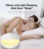 Portable Baby White Noise Machine USB Rechargeable Timed Shutdown Sleep Sound Player Night Light 240315