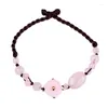 Enkelbanden 1 stks Retro Enkelbandje Handgeweven Voeten Touw Eenvoudig Schattig Student Sieraden Accessoires Vrouwen Meisje Gift Sieraden Zomer