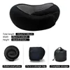 Poure-oreiller de voyage Mémoire de mousse Support de cou pour le vol Confortable Coussin de tête Confort des accessoires d'oreiller pour Sleep Rest Airplane 240320