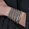 Lyxdesigner hiphop halsband smycken hjärtkvinnor mens halsband silver guld kubansk länk kedja kvinnor titan rostfritt stål mens kedja för man halsband gåvor