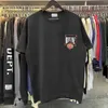 Męskie koszulki Nowe koszulki druk literowy TS TS Hip Hop Vintage Prosty klasyczny Casual Botton Dreybleble Mężczyźni Kobiety sportowe topy T240325