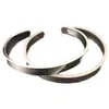 Retro armband ontwerper voor vrouwen sieraden mat titanium staal verstelbare maat braceletmens margiela stijl luxe paar bangle manchet zh197 H4