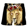 luxe mâle mâle décontracté 3d Style d'été imprimé à manches courtes courts de luxe Royal Hop Hop Black Short rapide Shorts secs Swimsuit Funny 84st #