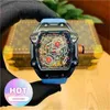 orologio Data Orologio meccanico da uomo di lusso Orologio da polso Stessa anima meccanica Sport Scava fuori quadrante grande Impermeabile completamente automatico Wi