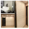 ステッカー3Dフォームウォールステッカー装飾的な接着パネルホームベッドルーム装飾リビングルームバスルームキッズテレビクリエイティブ防水壁紙
