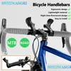 Composants de guidon de vélo Extrémités de barre de vélo Conception ergonomique Guidon Poignée en nylon Poignées d'escence confortables Accessoire de cyclisme 230907 Otshi