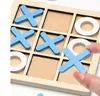 Montessori Play Game Wooden Toy Mini Chess Interaction Puzzle Training Brain Learing Early Educational Toys For Children Kids