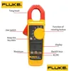 Pinces ampèremétriques Fluke 325 True Rms, ampèremètre AC DC, voltmètre professionnel, ampèremètre numérique, pince électricien, courant Othog, vente en gros