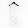 Women's Sleepwear Mulberry Silk Knitting Suspender Skirt Petticoat Bottom Loose Long Adjustable Shoulder Strap Nightgown