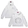 JL GC Bluet Cartoon Red Horseshoe Hooded Bluies for Men Woman Bawełna Tkanina Czerwona Oversize Top Bluet Fashion Pullover Sweter