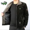 Veste en velours côtelé de marque pour hommes, broderie haut de gamme, épaississement en peluche d'automne et d'hiver, sports de plein air chauds et décontractés Cott Jack N8dL #