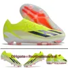 X Crazyfast Messis FG Soccer Shoes Boots Cleats for Herr Women Kids Youth Football De Crampon Scarpe da Calcio Fussballschuhe Botas Futbol Chaussures Firm Ground 03