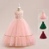 Sweet Pink Wine Green Jewel Girl's Pageant Dresses Flower Girl Dresses Girl's Birthday/Party Dresses Girls Everyday kjolar Kids 'Wear SZ 2-10 D326196