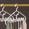 Hangers Portable Storage Coat Hanger Durable Wave Multi-mouth Drying Rack Easy Hanging Non-slip Clothes Household Products