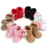 Stiefel Blume Baby Warm Verdicken Geborenes Mädchen Winterschuhe Weiche Sohle Baumwolle Kleinkind Kleinkind Schnee Rutschfeste Mädchen