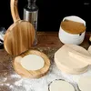 Baking Tools Manual Dough Tortilla Press Pastry Skin Mold Wooden Dumpling 1pc Maker Bun Corn Roller Kitchen
