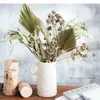 Vases Vase en céramique blanche fleurs séchées accessoires d'arrangement de fleurs accessoires d'art en forme spéciale salon décoration moderne simple