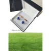 LM32 med Box Luxury Designer Cufflinks Men French Shirt Cuff Links Classic Gift9339301 5899