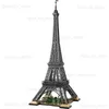 كتل إبداعية الخبير 10307 إيفل برج باريس العمارة أطول طراز بناء مجموعة ألعاب الطوب للبالغين الأطفال 75192 T240327