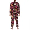 st Patricks Day Pajama Sets Autumn Lucky Shamrock Fi Night Sleepwear Man Two Piece Casual Oversized Design Nightwear Gift j7K5#