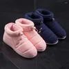 Slippers 0157 2024 Winter Vrouw Indoor Platformzool Koppels Waterdichte Kudde Schoenen Warme Pluche Thuis Slides Zacht Comfy Dames Foo