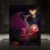 Stich Dragon HD Bilder 5d Diamond Malerei Kits Diamond Mosaik Mythical Tier Vollbeamte Strass Stickerei Home Decor Geschenk