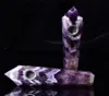 Natural Amethyst Crystal Smoking Pipe Craft Crystal Quartz Stone Wand 1 Metal Filters2381399