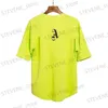 Erkek Tişörtler 23SS Melekler Yaz T-shirt iki katına Baskı Erkekleri Kadın Ts Pamuk Kısa Slve T-Shirt Gevşek Çift Erkek Arkadaş Hediyesi T240325