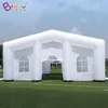 Free Express 10x10x5mh (33x33x16.4ft) Vit färg Gaint Uppblåsbar tält reklamevenemang Blow Up Party Tent Toys Sports