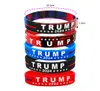 Bracelet de campagne Trump 2024 avec matériau en Silicone, marchandise électorale, taille adulte, bracelets inspirants emballés, cadeau d'électeur