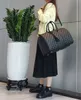 Bolso de mano de viaje de negocios de moda bolso de mano de cuero acolchado de Pu vegano bolso de fin de semana bolso de noche para mujer