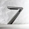 Bathroom Sink Faucets Luxury Basin Faucet Cold Water Tap Deck Mounted Single Hole And Handle Tall Style Mixer Washbasin Taps