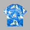 Mäns plus tees polos t-shirts runda nacke broderade och tryckt polar stil sommarkläder med gata ren bomullsstorlek: S-3XL D6D7