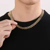 10MM Punk Miami 18K Gold Plate Bracelet Collier Bracelet Bracelet Pour Hommes Femmes Hiphop En Acier Inoxydable Montre De Luxe Bracelet Chaîne Ras Du Cou Colliers Bijoux