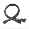4 -pinowy kabel wentylatora PWM od 1 do 2/3/4 sposoby rozdzielające czarne rękawy 27 cm złącze przedłużaczowe kable PWM Kable sprzętowe kable sprzętowe