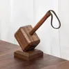 Creative Wood Hammer Bottle Opener med Base Thors Form Magnetic Beer Home Decor Kitchen Bar Tools Y240315