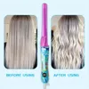 Auto Rotating with LED Temperature Display, Long-lasting Tool, Curling Iron Beach Wave Styling, Professional Hair Styling Tool for Women Holiday Mother's Day