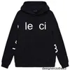 Designer differentierar den ursprungliga marknadsversionen av Autumn and Winter Fashion Paris B Family English Hooded Loose Men's and Women's Long Sleeved Hoodies QY5C