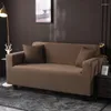 Stol täcker fyra säsonger Solid Color Stretch SOFA Cover Bench Cushion Slipcovers High Elastic Furniture Protector avtagbar heminredning