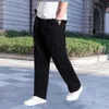 プラスサイズのトレンディな貨物パンツメンカジュアルストレートルーズズボンHiphop Harem Elastic Waist Pants Streetwear Male Clothes i8xq＃