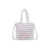 Designer Luxury fashion Tote bags Hollow Knitted Handheld New Womens Bag in Korea Fashion Versatile Candy Color Single Shoulder Crossbody Sweet Beauty Bag