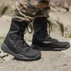 Scarpe da fitness Stivali da uomo ultraleggeri Stivali militari da esterno Jungle Uomo Donna Caviglia tattica militare Traspirante Combattimento Deserto Escursionismo