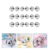 Miniatures 18pcs Christmas Mirror Effect Balls Lightweight Decorative Mirror Effect Balls Hangings Xmas Mirror Effect Ballss for Disco